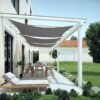 SONGMICS 2 x 3 m Sun Sail, Water-Resistant to at Least 1000 mm, 93% UV-Protection Sun Shade Sail in Tear-Resistant Polyester, Weatherproof, for Garden Patio, Terrace, Camping, Smoky Grey GSH23BK - Billede 3