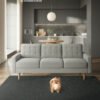 SONGMICS Rug, 160 x 230 cm, Non-Slip Rug, Home Decor, for Living Room, Bedroom, Nursery, Machine Washable, Modern Style, Charcoal Gray TAR013G02 - Billede 2