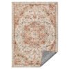 SONGMICS HOME Rug 120 x 170 cm Living Room Rug Non-Slip Rug Traditional Vintage Style Living Room Kitchen Hallway Dining Room Machine Washable Cappuccino Beige TAR032K01