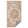 Tæppe 80 x 150 cm Skridsikkert tæppe i traditionel vintagestil, duegrå
