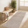 SONGMICS HOME Rug, 80 x 200 cm, Non-Slip Rug, Synthetic Jute Rug, Home Decor, for Living Room, Bedroom, Dining Room, Machine Washable, Camel Brown TAR096K01 - Billede 5