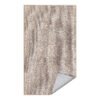 Beige faux jute område tæppe til stue eller soveværelse.
