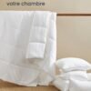 SONGMICS HOME 2 in 1 Duvet Set, 220 x 240 cm Duvets, Consisting of a 150 GSM Summer Duvet and a 350 GSM Winter Duvet, 500 GSM All Season Duvet, 4 Seasons, Cloud White TDC004W01 - Billede 6