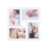 SONGMICS Picture Frames Collage for 4 photos, for 4" x 6" (10 x 15 cm), Glass Front, Wall Mounted Photo Gallery Display, White RPF25WT