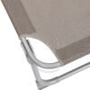 Liggestol, Solseng, Hvilestol med Nakkestøtte, 53 x 193 x 29,5 cm, Taupe - Billede 2
