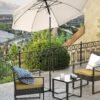 1,6 m Parasol, Strandparasol, UPF 50+, Solbeskyttelse, Bærbar Ottekantet, Beige - Billede 5