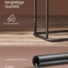 VASAGLE EKHO Collection - Bench for Entryway Bedroom, Synthetic Leather with Stitching, Ottoman Bench with Steel Frame, Living Dining Room, Mid-Century Modern, Loads 660 lb, Caramel Brown LOM073K01 - Billede 4