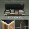 VASAGLE EKHO Collection - Storage Ottoman Bench, Forest - Billede 7