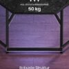 VASAGLE L-Shaped Desk, Gaming Desk, 149 x 149 x 76 cm, Corner Desk for Study, Home Office, Space-Saving, Easy Assembly, Ebony Black and Ink Black LWD073B56 - Billede 6