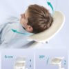 Kontorstol, Ergonomisk Mesh-stol til Skrivebord, Justerbar Nakkestøtte, Sandbeige - Billede 7