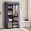 SONGMICS RYG084I02 Wardrobe with 1 Clothes Rail - Billede 4