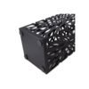 Paraplystativ i metal, moderne firkantet paraplystativ, 15,5 x 15,5 x 49 cm, kontor, sort - Billede 4