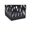 Paraplystativ i metal, moderne firkantet paraplystativ, 15,5 x 15,5 x 49 cm, kontor, sort - Billede 5