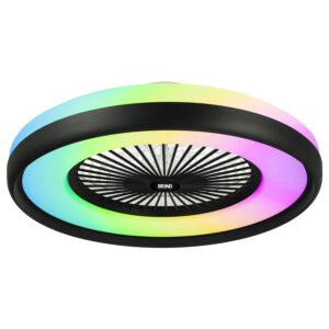 Smart loftlampe med ventilator – Loftventilator med app og fjernbetjening - 4800 lumen