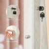 Smykkeskab 360° drejeligt, hvidt - Billede 2