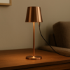 Trådløs Bordlampe - USB-C - 3 LED Lysfarver - Til Indendørs og Udendørs Brug - Sæt med 2 - Bronze - Billede 5