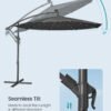 Haveparasol med solcelledrevne LED-lys, 3 m - Billede 5