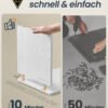 Slankt sengebord, 30 x 25 x 59,4 cm, hvid - Billede 2