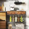 Smalt konsolbord med 3 niveauer, 24 x 76 x 80 cm - Billede 6