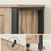 Opbevaringsskab, skænk, buffetbord, 33 x 110 x 75 cm, industriel stil - Billede 7