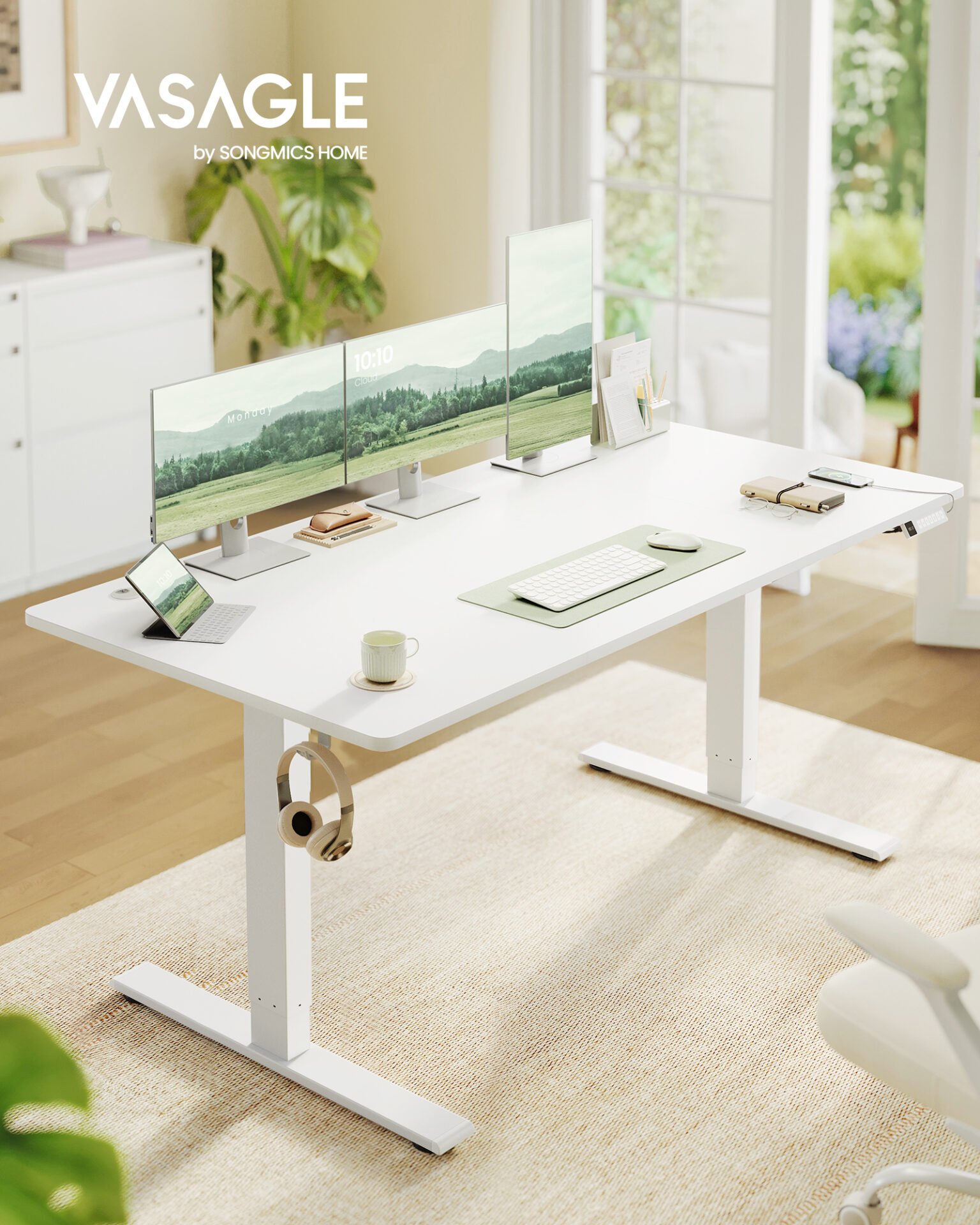 Højdejusterbart skrivebord