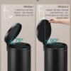 30L Rund Skraldespand, Metal - Billede 4