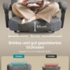 Gamingstol, Kontorcomputerstol, Ergonomisk design, 150 kg lasteevne, Skifergrå - Billede 3