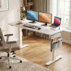 Elektrisk højdejusterbart skrivebord, 180 x 80 x (72-120) cm, Sit-Stay-bord - Billede 3
