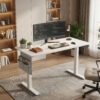 Elektrisk højdejusterbart skrivebord, 180 x 80 x (72-120) cm, Sit-Stay-bord - Billede 4