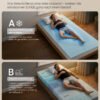 VASAGLE Mattress, 90 x 200 cm, Single Gel Memory Foam Mattress, Medium Firm, H3, 7-Zone Support, Breathable, Removable, Machine-Washable Cover, 16 cm Thick, White RMZ112W101 - Billede 3