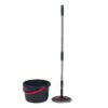 MOP Promis MS150 med en hink med ultramop, roterande, rundor