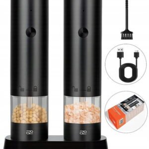 Promis MP34 DUO Elektrisk pepparkvarn och saltkvarn - Set om 2
