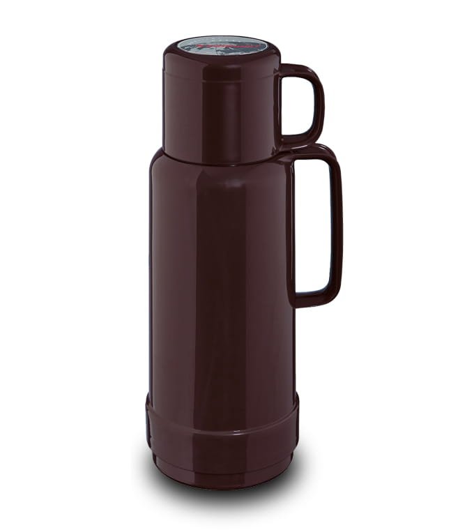 Sort ROTPUNK thermos med håndtag, tysk produktion, 80 letters.