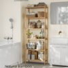 Opbevaringsreol i bambus, 6 hylder, 60 x 26,2 x 160,9 cm - Billede 2