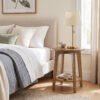 Sidebord med nederste hylde, moderne stil, natbord - Billede 3