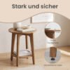 Sidebord med nederste hylde, moderne stil, natbord - Billede 6