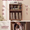 VASAGLE Side Table, Record Player Stand, Holds 160 Albums - Billede 3