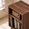 VASAGLE Side Table, Record Player Stand, Holds 160 Albums - Billede 5