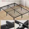 Sengestel 140 x 200 cm med metalbund, metalstel - Billede 2