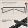 Sengestel 140 x 200 cm med metalbund, metalstel - Billede 6